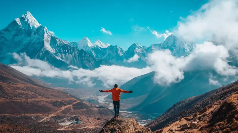 Sunrise Over the Himalayas